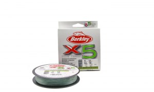 Berkley X5 150м green 0,14мм 6,8кг